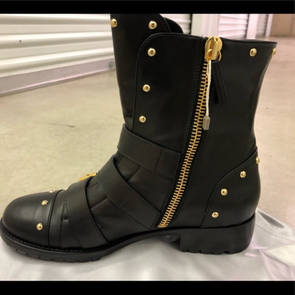 RARE NIB‎ Giuseppe Zanotti studded buckle boots - Picture 6 of 9